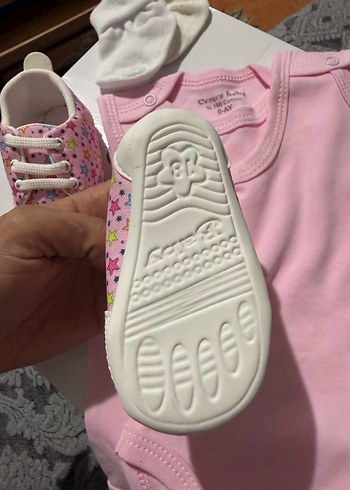 Bebek ayakkabısı sıfır 2li zıbın çorap - Görsel 3