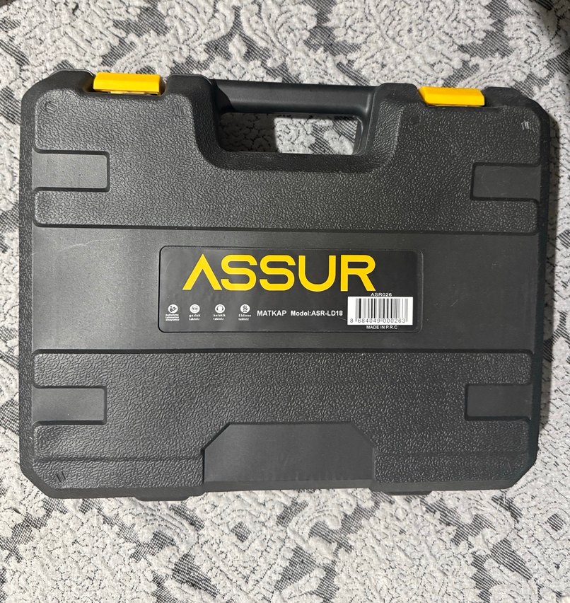 12V Sarı Kablosuz Darbeli Matkap - Görsel 2