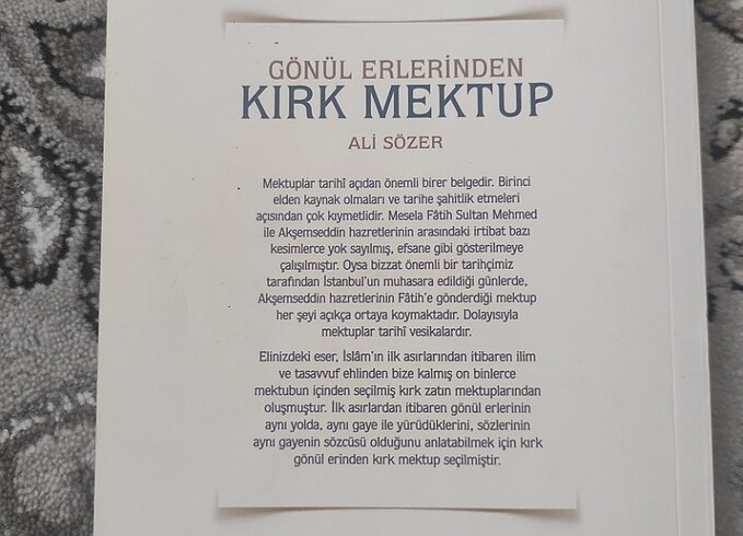 Beden Gönül erlerinden kırk mektup
