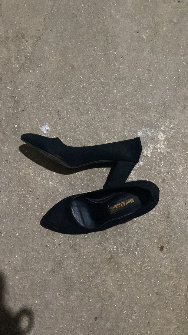 Siyah Kadın Blok Topuklu Stiletto - Görsel 3