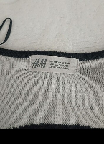 10 Yaş Beden H&M 8-10 yaş hırka 