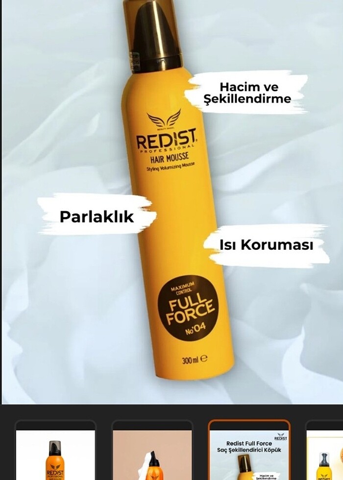 Redist saç sabitleyici köpük - Görsel 3