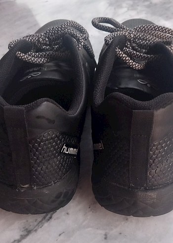 Hummel Siyah Yılan Desenli Bağcıklı Spor Ayakkabı
