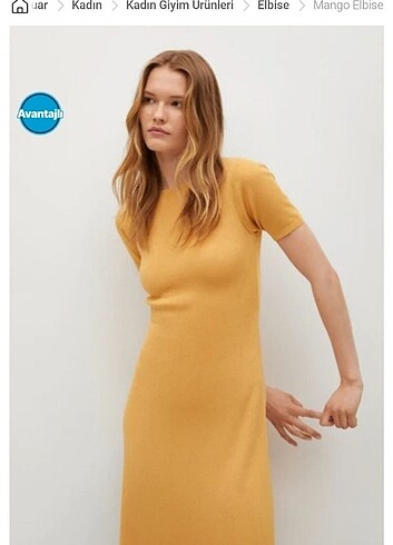 Mango Cutout Elbise