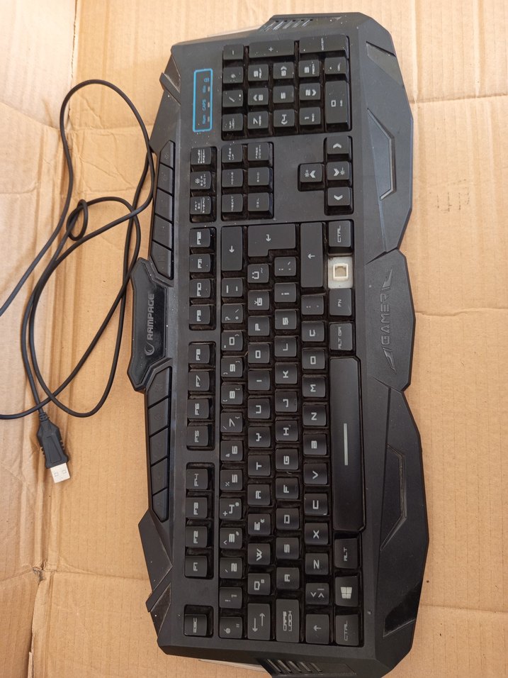 Kablolu Siyah Oyuncu Klavyesi - Görsel 2