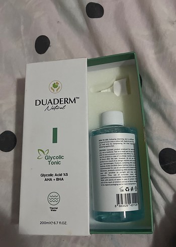 Duaderm Glycolic Tonik AHA+BHA 200ml - Görsel 2