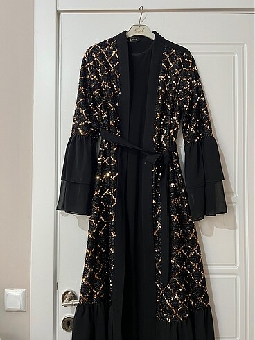 40 Beden İkili abaya takım