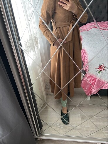 l Beden Çok temiz taba renk kaşe kaban
