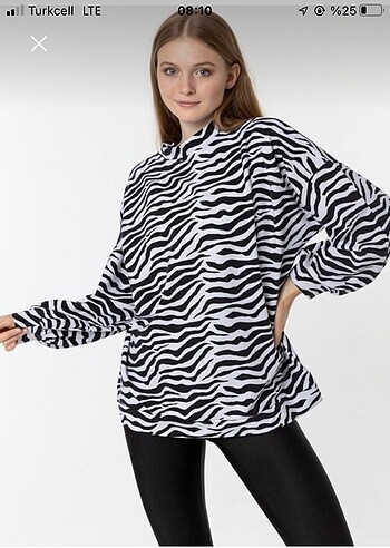 Zebra desen sweat