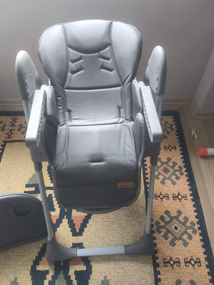 Gri Çocuk Mama Sandalyesi - Görsel 2