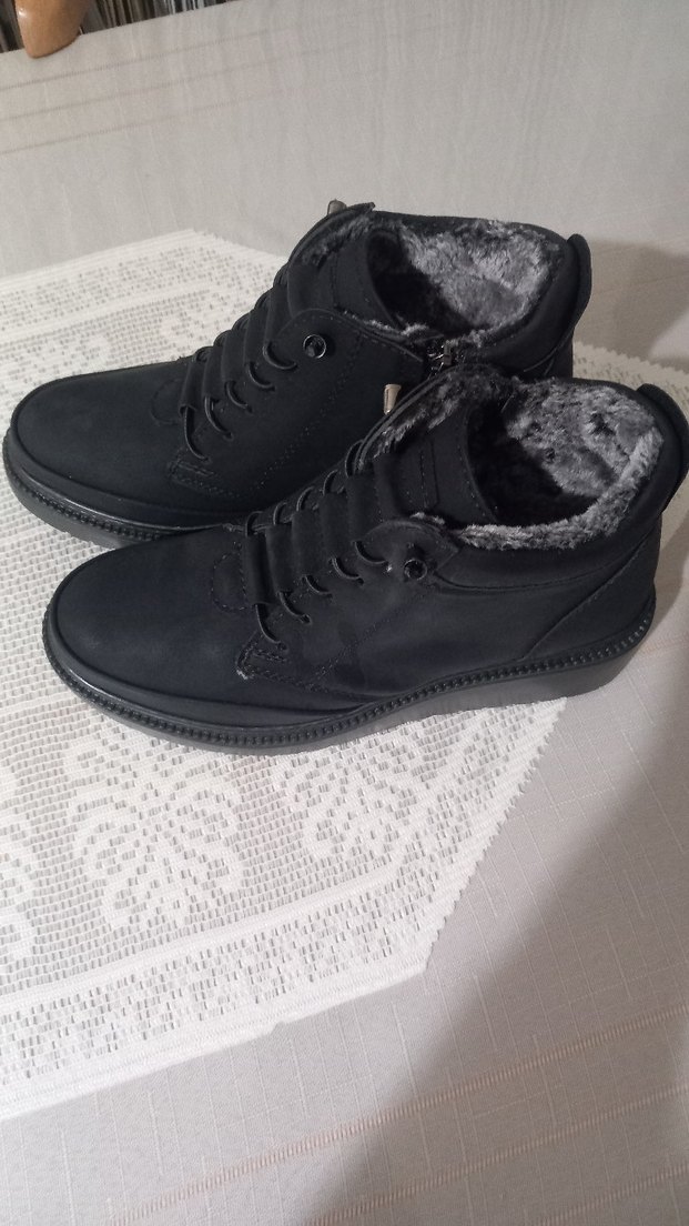 Siyah Kadın Keçeli Dolgu Topuk Bot - Görsel 2