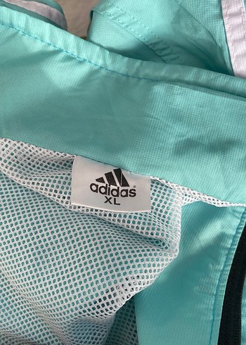 Turkuaz Fermuarlı Adidas Spor Ceket - Görsel 4