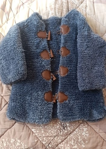 Gri Erkek Çocuk Örgü Bohem Kaban - Görsel 2