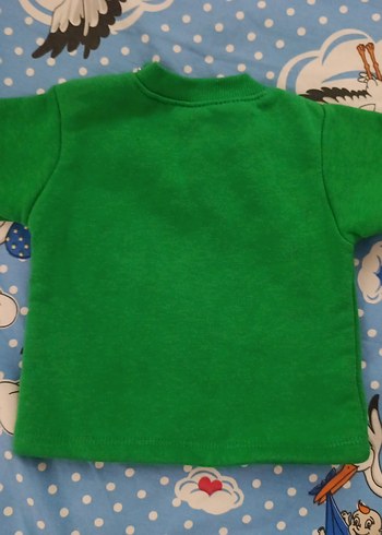 Erkek Çocuk Yeşil Baskılı Sweatshirt - Görsel 3