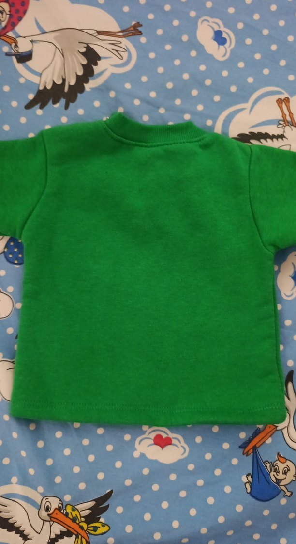 Erkek Çocuk Yeşil Baskılı Sweatshirt - Görsel 3