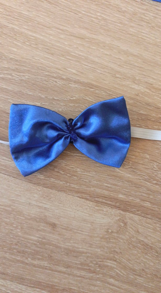 Parlak Mavi Çocuk Papyon ve kuşak 68.5 cm ve 64.5 cm - Görsel 2