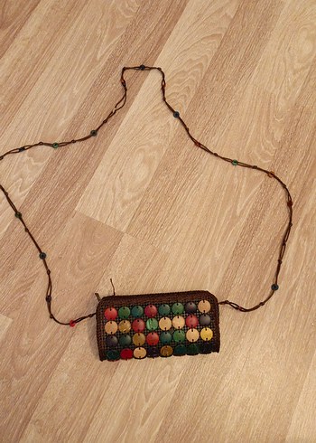 Uzun Boncuklu Bohem Kadın Kolye Çantası