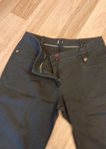 Diğer Lacivert Kemerli Mini Kot Şort