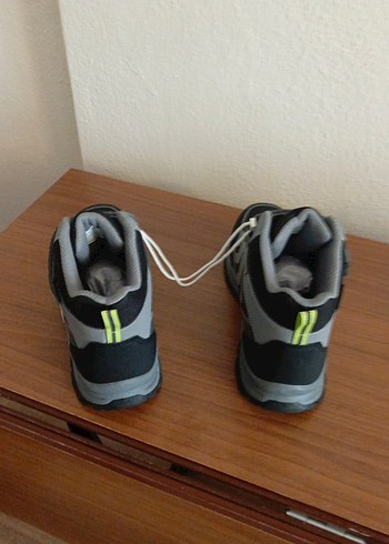 Gri Erkek Çocuk Botu Cırtlı ve Desenli - Görsel 4