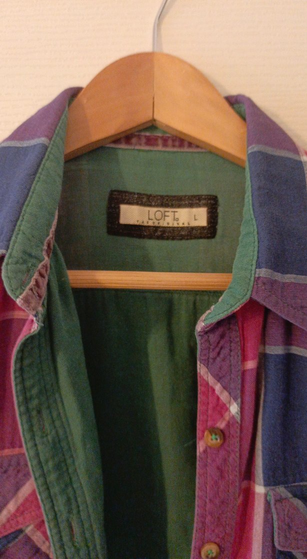 Kadın Çok Renkli Düğmeli Uzun Kollu Gömlek - Görsel 2