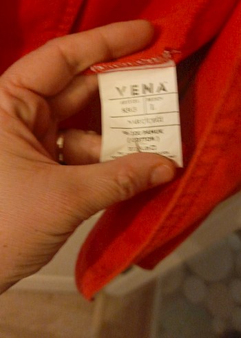 Beli Kuşaklı Kırmızı Midi Trençkot - Görsel 6