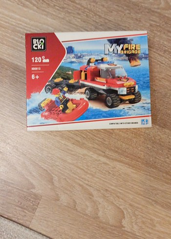 Kırmızı LEGO İtfaiye Araç Seti