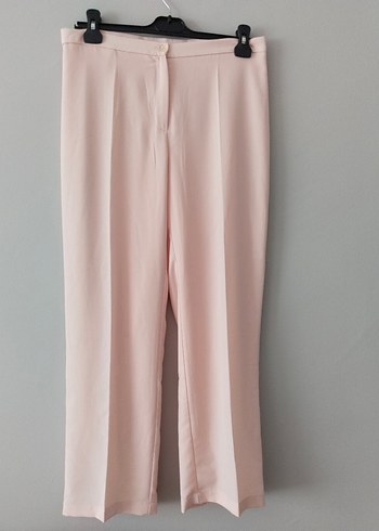 Diğer Pudra pembe astarlı kadın Kumaş Pantolon