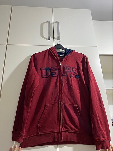 U.S Polo Assn. Us Polo marka fermuarlı sweatshirt