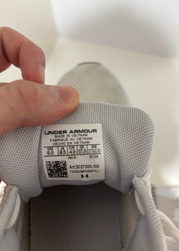 Under Armour Erkek Beyaz Spor Ayakkabı - Görsel 7