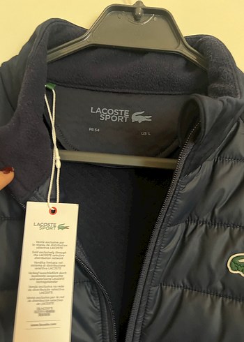 Lacoste Erkek Lacivert Fermuarlı Ceket - Görsel 2