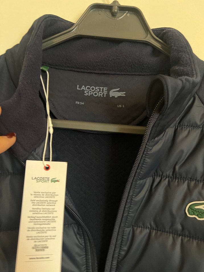 Lacoste Erkek Lacivert Fermuarlı Ceket - Görsel 2