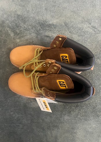 CAT Kahverengi Deri Erkek Kışlık Bot - Görsel 3