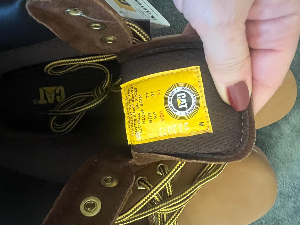 CAT Kahverengi Deri Erkek Kışlık Bot - Görsel 4