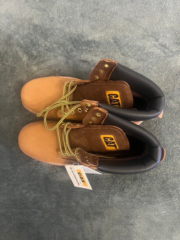 CAT Kahverengi Deri Erkek Kışlık Bot - Görsel 3