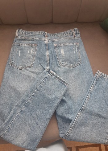 Addax Kadın Mavi Denim Regular Fit Jean