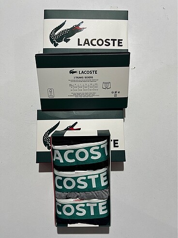 LACOSTE 3?LÜ İÇ CAMAŞIRI