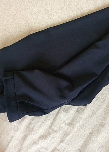 Siyah Kumaş Kadın Pantolon