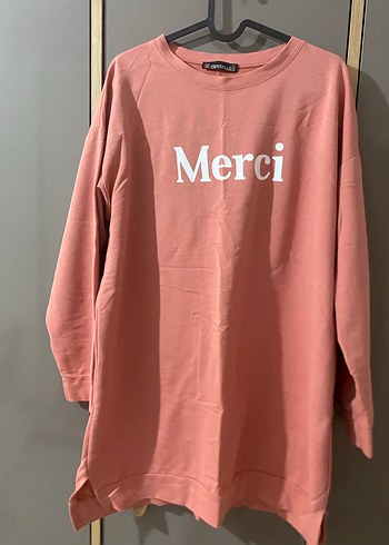 Merci yazılı sweatshirt