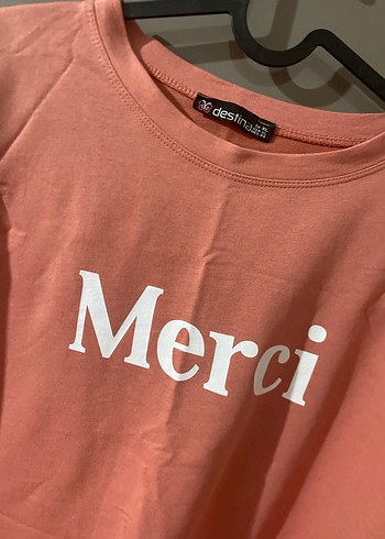 xl Beden Merci yazılı sweatshirt