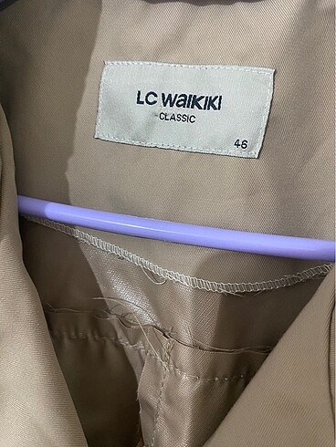 LC Waikiki Bej renk trençkot