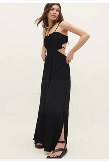 xs Beden siyah Renk Stradivarius Elbise