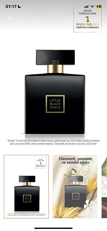 Avon little black dress parfüm