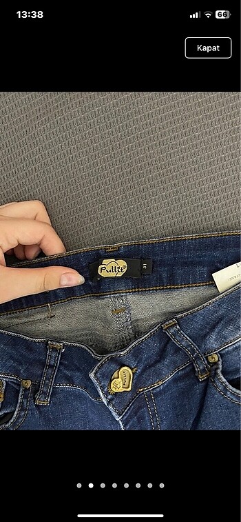 Diğer Düşük bel jean