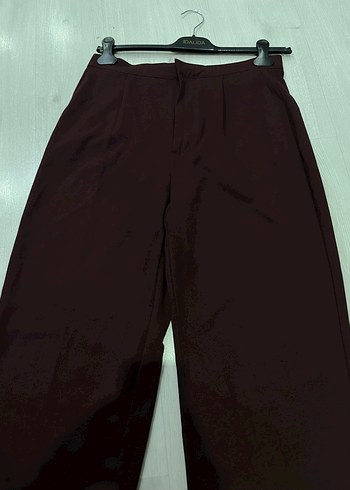 Kadın bordo Kumaş Pantolon
