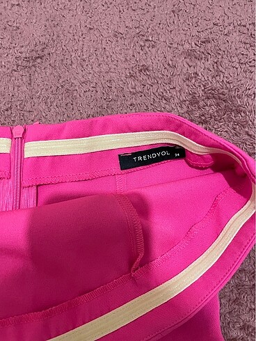 xs Beden Mini pembe elbise