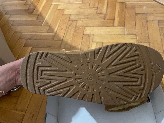 39 Beden Kahverengi platform taban yeni sezon UGG