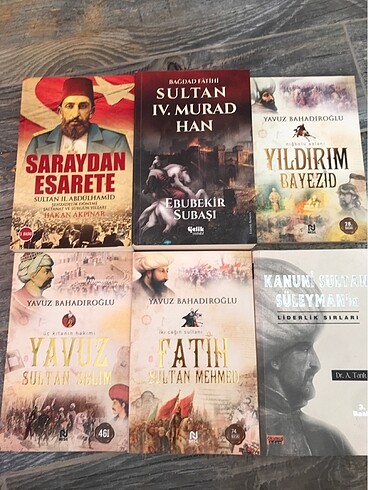 Osmanlı Sultan lar seti bayezid abdülhamid fatih kanuni murad ya