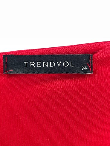 34 Beden kırmızı Renk Trendyol & Milla Kısa Elbise %70 İndirimli.