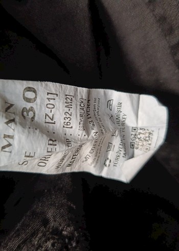 Zara Siyah Kot Pantolon - Görsel 4