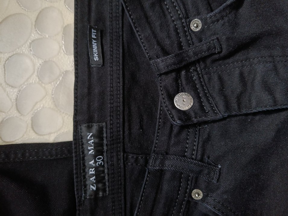 Zara Siyah Kot Pantolon - Görsel 3